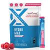 CardoMax Hydration Packets - Hydromax Electrolyte Drink Mix Packets with Sodium, Magnesium, & Potassium - Vegan & Keto-Friendly, Electrolyte Drink Mix - 15 Liquid Hydration Sticks, Raspberry view 1
