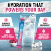 CardoMax Hydration Packets - Hydromax Electrolyte Drink Mix Packets with Sodium, Magnesium, & Potassium - Vegan & Keto-Friendly, Electrolyte Drink Mix - 15 Liquid Hydration Sticks, Raspberry view 3