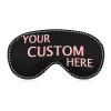 Custom Eye Mask, Add Your Image Text Personalized Sleep Shade Soft Blindfold Eyemask Blackout Eye Cover with Adjustable Strap for Full Night's Sleep, Travel and Nap view 1