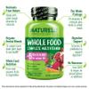 NATURELO Whole Food Multivitamin for Women 50+ (Iron Free) with Vitamins, Minerals, & Organic Extracts - Supplement for Post Menopausal Women Over 50 - No GMO - 240 Vegan Capsules view 2