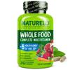 NATURELO Whole Food Multivitamin for Men 50+ - with Vitamins, Minerals, Organic Herbal Extracts - Vegan Vegetarian - for Energy, Brain, Heart and Eye Health - 240 Capsules view 1