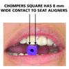Squared CHOMPERS Aligner Tray Seaters for Orthodontic Aligner Trays Chewies for Invisalign (40, White) view 4