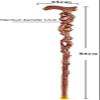 Wooden Cane Walking Stick Disabled&Elderly Lightweight Solid Wood Canes, Men&Women Hiking Wood Walking Sticks Mountaineering Crutch Durable Wood Canes (Color : Crimson, Size : 93cm) view 3