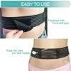 Soft Breathable Peritoneal Dialysis Belt Adjustable PD Catheter Holder Accessories Discreet for Safety Secure Transfer Set Peg Feeding Tube Supplies Men Women Black Large view 2