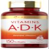 Carlyle Vitamin ADK | 150 Softgels | Non-GMO, Gluten Free Dietary Supplement view 1