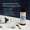 Ameo Life Colloidal Silver Liquid 30 PPM - Alkaline Structured Silver Water for Daily Immune Support & Gut Health, pH Balanced Colloidal Silver 30ppm Solution, 16 oz view 2