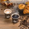 LITOPAK 500 Pack 4 oz Paper Cups, Brown Disposable Hot Coffee Cups for Party, Picnic, Travel, and Events view 4