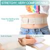 Soft Breathable Peritoneal Dialysis Belt Adjustable PD Catheter Holder Accessories Discreet for Safety Secure Transfer Set Peg Feeding Tube Supplies Men Women Beige Medium view 2