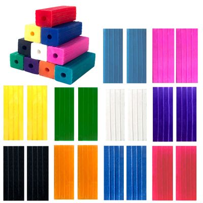 Squared CHOMPERS Aligner Tray Seaters for Orthodontic Aligner Trays Chewies for Invisalign (40, Pink)