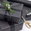 120 Sheets Black Tissue Paper for Gift Bags, 14 x 20 Inches Wrapping Craft Art Papers Bulk for Holiday Packaging DIY Artworks Flower Decoration view 3