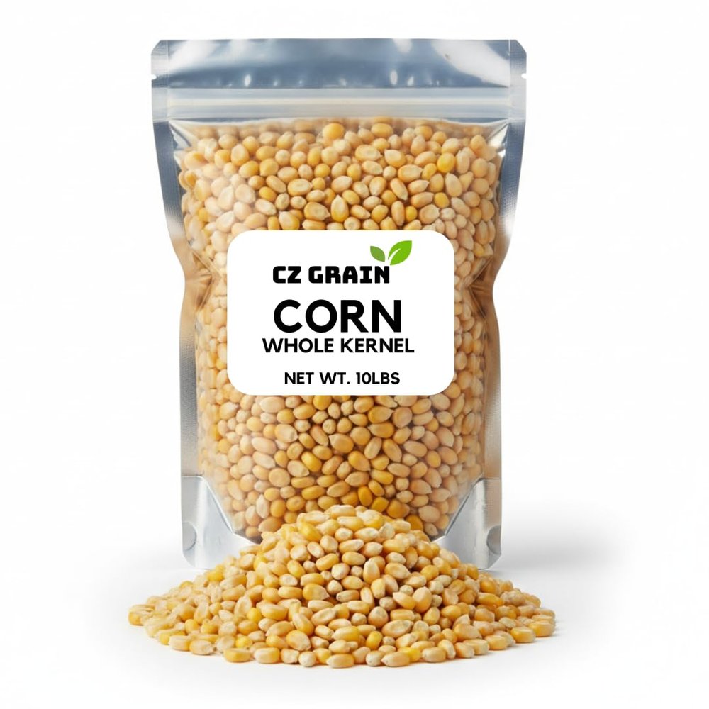 10 pounds Yellow Whole Kernel Corn - Grown, and Shipped from Iowa. Squirrel, Duck, and Deer Love it! Make Tortillas or Corn Meal