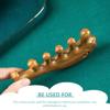Beaupretty Sandalwood Massage Comb Wide Tooth Scalp for Home and Travel Promotes Circulation Skin-friendly Natural for Relieving Headaches and Stress view 2