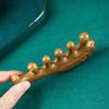 Beaupretty Sandalwood Massage Comb Wide Tooth Scalp for Home and Travel Promotes Circulation Skin-friendly Natural for Relieving Headaches and Stress view 3
