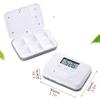 Automatic Pill Dispenser, Electronic Pill Boxes, Easy-Read LCD Display, 6 Compartments Digital Pill Reminder, Outdoor Portable Mini Pill Box with Alarm view 2