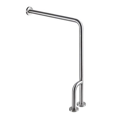 27in Wall to Floor Grab Bar for Bathroom,304 Stainless Steel Handicap Grab Bars for Bathtubs and Toilet,Shower Safety Bars Provide Safety Assist Grab for Pregnant Woman Elderly Disabled