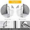 27in Wall to Floor Grab Bar for Bathroom,304 Stainless Steel Handicap Grab Bars for Bathtubs and Toilet,Shower Safety Bars Provide Safety Assist Grab for Pregnant Woman Elderly Disabled view 3