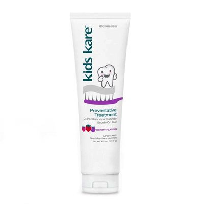Kids Kare 0.4% Stannous Fluoride Brush-On Gel; Berry Flavor; 4.3 oz. - 1 Pack