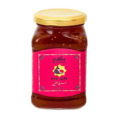 Dukkan All-Natural Fig Jam Spread (12 oz) | Homemade & Sustainably Sourced - Sweet, Warm & Rich Flavor Profile - No High-Fructose Corn Syrup