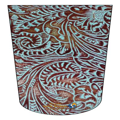 Amputee Sock BTKA,"Western Tooled Pattern V5" 3ply Stump Sock