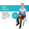 Bouncyband Weighted Sensory Kids Washable Puppy Lap Pad  Therapeutic 15x14 5lb Lap Pad for Kids  Perfect for The Classroom view 2