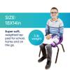 Bouncyband Weighted Sensory Kids Washable Unicorn Lap Pad  Therapeutic 15x14 5lb Lap Pad for Kids  Perfect for The Classroom view 2