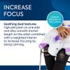 Bouncyband Weighted Sensory Kids Washable Unicorn Lap Pad  Therapeutic 15x14 5lb Lap Pad for Kids  Perfect for The Classroom view 3