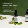 Ameo Life Natural Mint Mouth Spray with 10 ppm Colloidal Silver - Natural Breath Freshener & Dry Mouth Remedy with Xylitol - Portable Oral Care - Bad Breath Spray & Dry Mouth Relief - 2 oz view 2