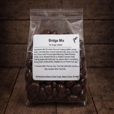 Chocolate Bridge Mix No Sugar Added