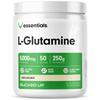 Bucked Up L-Glutamine (5000mg), Essentials (50 Servings, 250 Grams) view 1