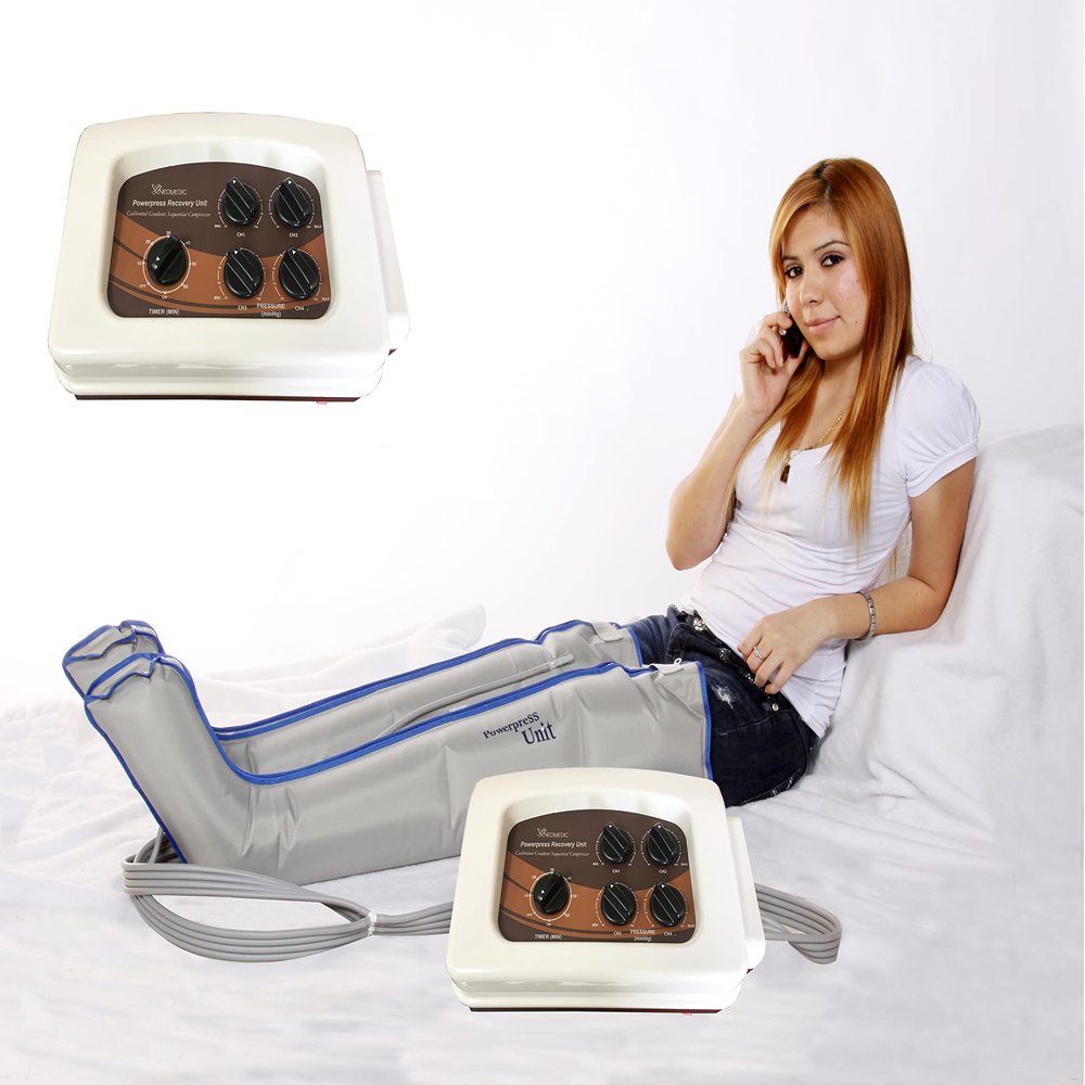 POWERPRESS RECOVERY UNIT Calibrated Compression System Complete Set FULL LEG PAIR X-LARGE