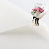 20 Pcs Double Sided Color Flower Wrapping Paper,Waterproof Valentine's Day Bouquet Wrapping Paper 23x23Inch Used for DIY Crafts, Gift Packaging, Flower Shop Bouquet Packaging (White) view 1