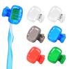 6 Pack Toothbrush Covers Portable Toothbrush Protector Coverings Clips Travel Protector Plastic Brush Pod Protection Clip Case Tooth Brush Covers Tooth Brush Cover Cap for Kids Bathroom Travel Supply view 1