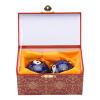1.97'' Chinese Baoding Balls Hand Exercise Massage Balls with Box Blue Yin Yang Balls with Chimes Parents Gift TQGJBS102 view 1