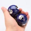 1.97'' Chinese Baoding Balls Hand Exercise Massage Balls with Box Blue Yin Yang Balls with Chimes Parents Gift TQGJBS103 view 3