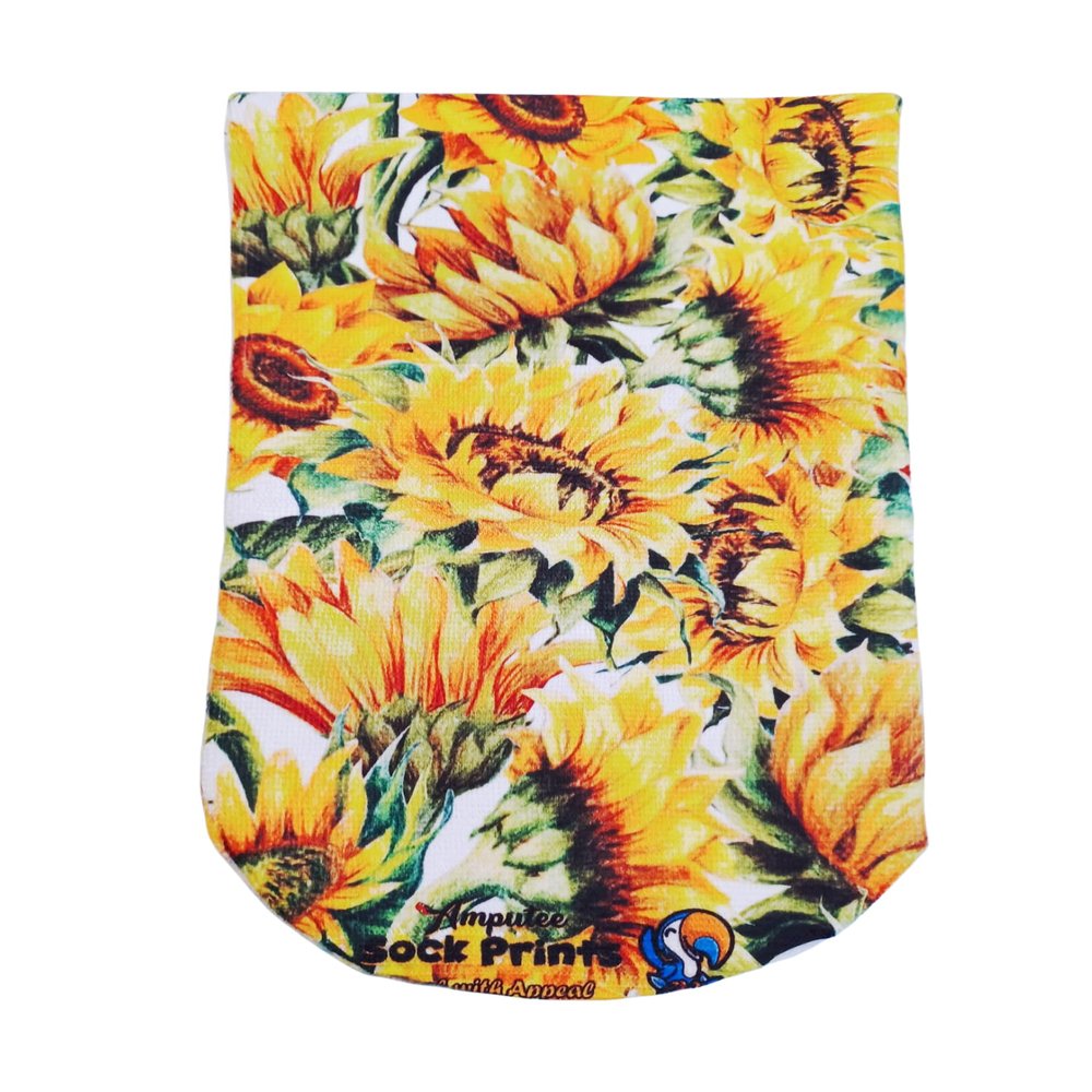 Heal with Appeal Amputee Sock Sunflower Bunch V3 3ply Stump Sock