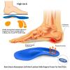 FeetTouch Strong High Arch Support Metatarsal Pad Orthotics for Morton's Neuroma,Ball of Foot Pain, Metatarsalgia Plantar Fasciitis Inserts with Poron Heel Cushion view 2