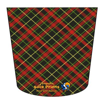 Amputee Sock ATKA, Tartan V2", 3PLY Residual Wound, Over Shrinker Sock