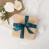Ribbli Double Faced Teal Ribbon,1 x Continuous 25 Yards,Use for Bows Bouquet,Gift Wrapping,Floral Arrangement view 2