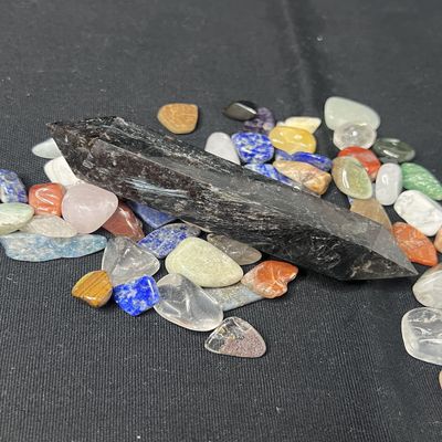 Astrophyllite Fireworks Quarts Double Point