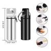 4 Packs Aluminum Pill Box Case and Designed Earplugs Storage (red,Black,Silver and Blue) view 2