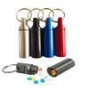 4 Packs Aluminum Pill Box Case and Designed Earplugs Storage (red,Black,Silver and Blue) view 3