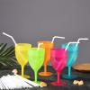ALINK 500 Count White Flexible Drinking Straws, Individually Wrapped Plastic Disposable Bendy Straws - 7.75" x 0.23" view 4