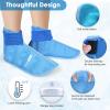 ComfiTECH Foot Ice Pack Wrap for Feet, Cooling Boot for Ankle, Cold Heel Pad for Plantar, Large view 4