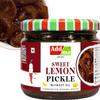 Add me Lemon Pickle 200gm Home Made khatta meetha Nimbu Ka achar Without Oil Glass Jar view 1