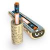 Penguin Insulin Cooler Travel Case - Reusable Temperature-Controlled Diabetic Insulin Pen Cooling Case - Keeps Diabetes Medicine Insulin Cold for 24 Hours. Aluminum Carry Case for Diabetic Pen, Gold view 1