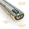 Penguin Insulin Cooler Travel Case - Reusable Temperature-Controlled Diabetic Insulin Pen Cooling Case - Keeps Diabetes Medicine Insulin Cold for 24 Hours. Aluminum Carry Case for Diabetic Pen, Gold view 2