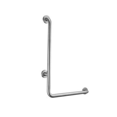 19 * 27in L-Shape Grab Bars for Showers,Stainless Steel Vertical Angle Grab Bars,Wall Mount Bathtubs Handicap Safety Rails for Pregnant Woman,Seniors (Color : Right, Size : Brushed)