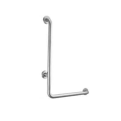 19 * 27in L-Shape Grab Bars for Showers,Stainless Steel Vertical Angle Grab Bars,Wall Mount Bathtubs Handicap Safety Rails for Pregnant Woman,Seniors (Color : Right, Size : Polished)