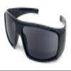 The Unisex Wrap Around Terminator Sports Wrap Style Sun Reader Reading Sunglasses + 2.50 (Black and Dark Silver) view 2