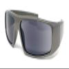 The Unisex Wrap Around Terminator Sports Wrap Style Sun Reader Reading Sunglasses + 2.50 (Black and Dark Silver) view 4